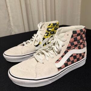 Vans Checkerboard High-Top Sneakers